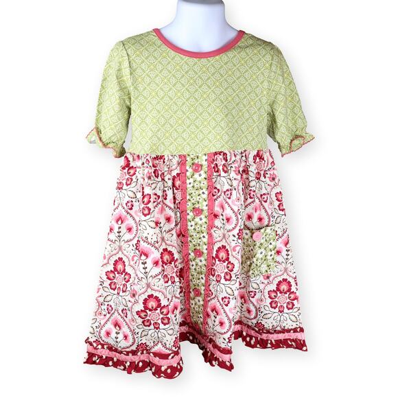 Matilda Jane Heart to Heart Daydream Floral Maggie Dress 6 NWT - Picture 1 of 13